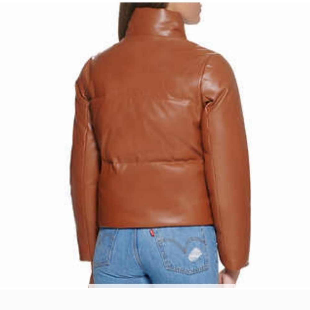 Levi's Ladies' Faux Leather Puffer Jacket - Picture 2 of 5